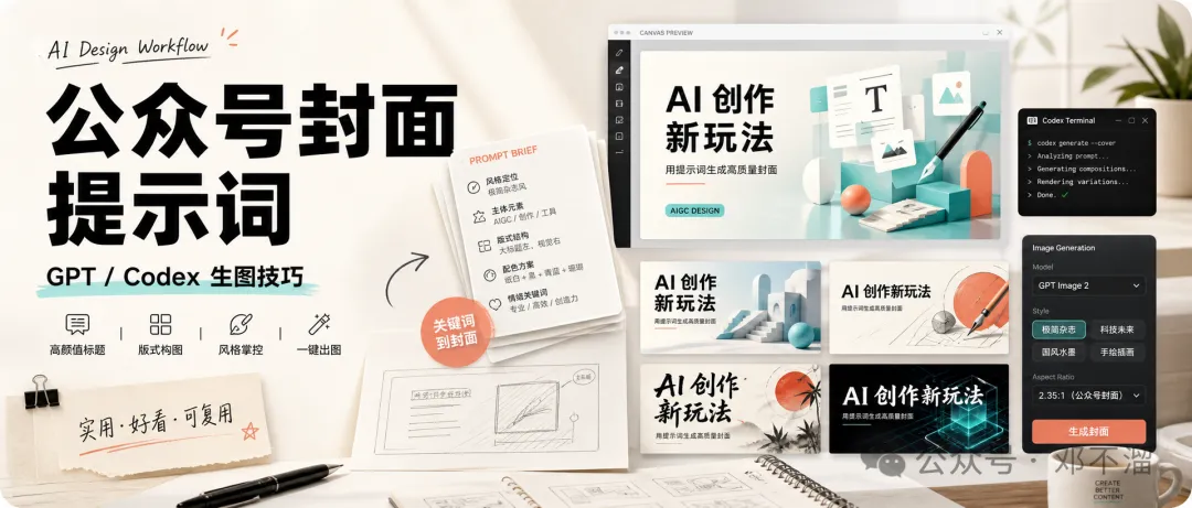 用 image2 生成图片，这几种提示词你要记住