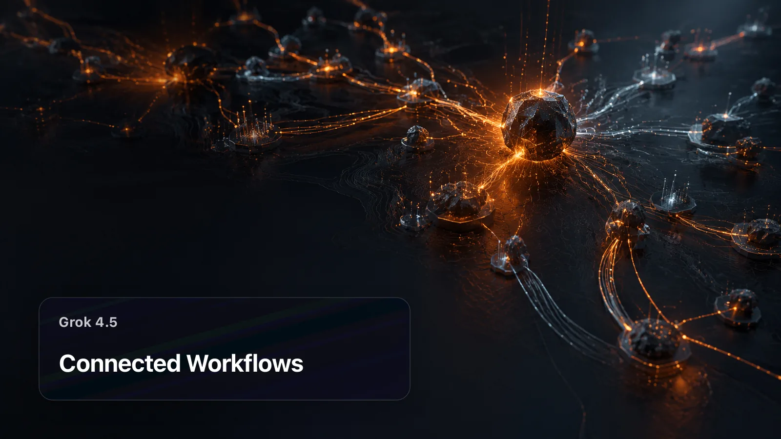 Grok 4.5 API example for Tool-connected workflow automation