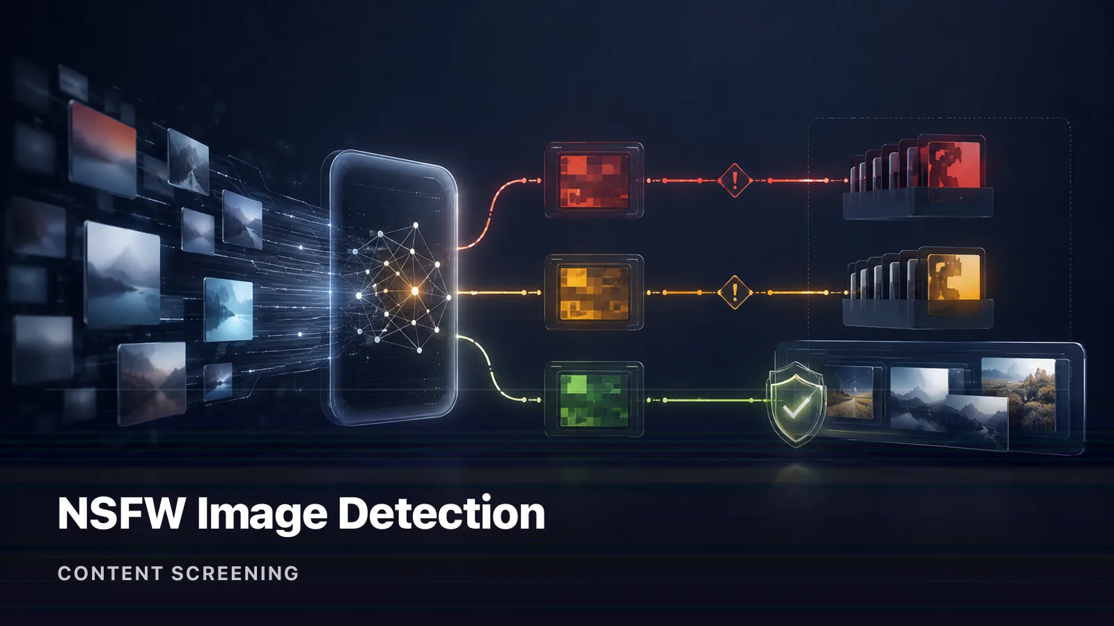 NSFW Image Detection API example for Pre-publication image screening