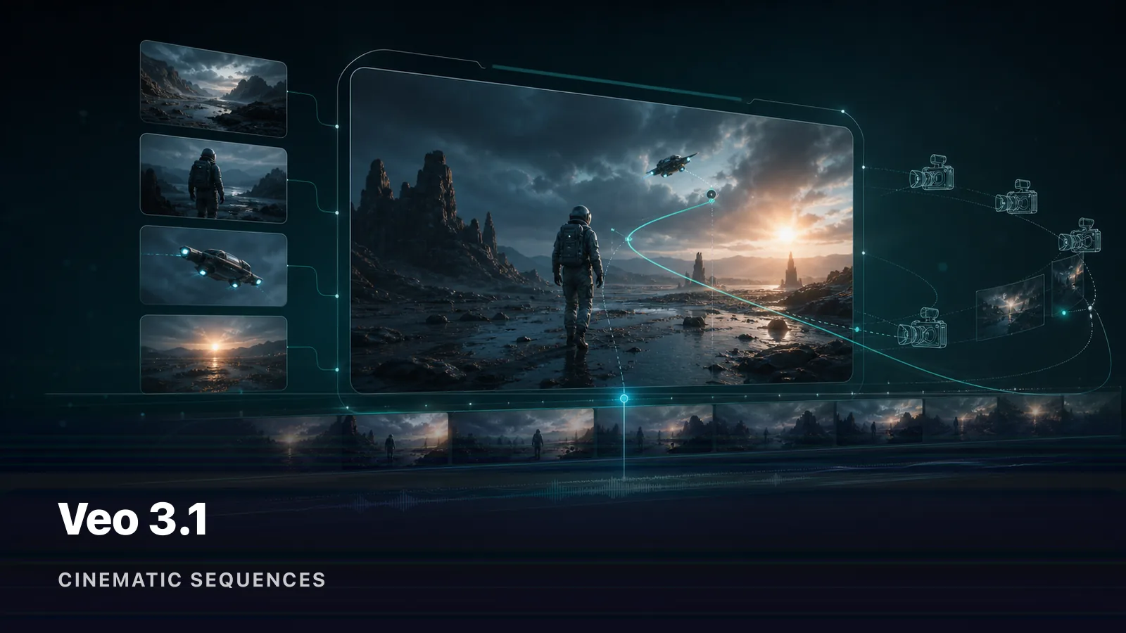 Veo 3.1 API example for Cinematic scenes and visual storytelling