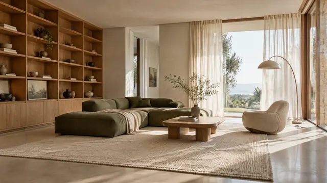 Oak living room