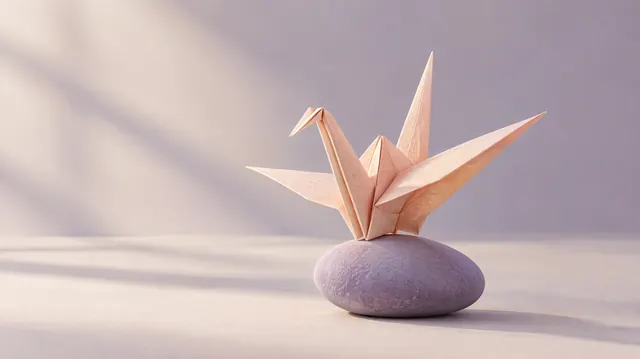 Origami bird